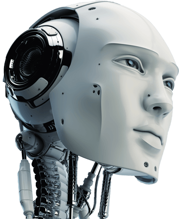 Free Library Head Transparent Robot - Robot Head Png (360x441), Png Download