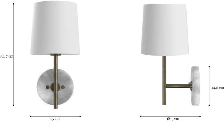 Best Pavo Wall Light With 32 Amazing Table Light Lamp - Lampshade (869x450), Png Download