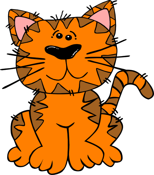 Clip Art At Clker Com Vector Online - Clipart Cat (528x599), Png Download