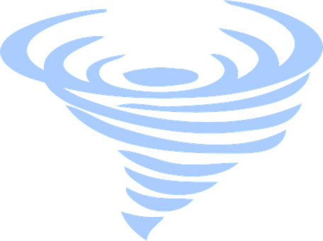 Tornado Funnel Storm Twister Cyclone Wind - Tornado Clip Art (456x340), Png Download