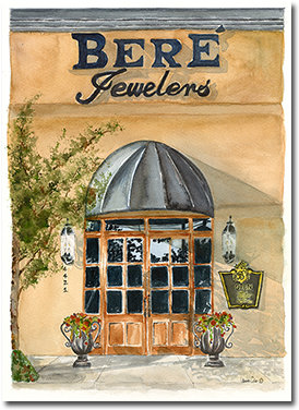 Watercolor Private Collection / Prints Available - Gazebo (350x400), Png Download