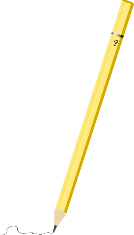 Paper Pens Pencil Drawing Writing - Pencil Scribbling (429x749), Png Download