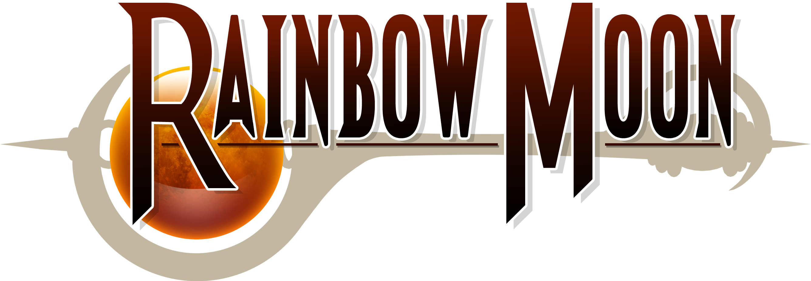 Click To Enlarge Image Rainbowmoon Logo Collapse - Rainbow Moon Logo (2670x926), Png Download
