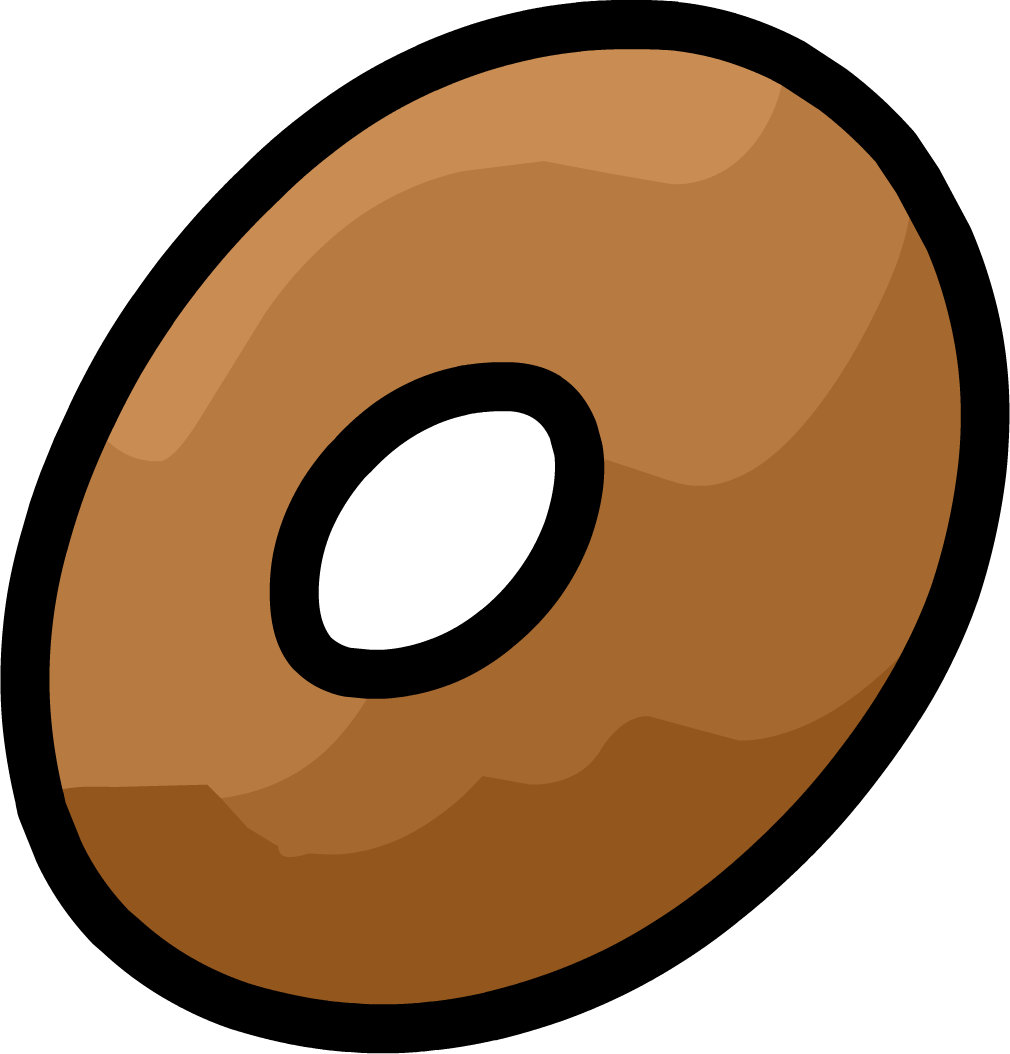 The Fair Coffee Shop Donut - Club Penguin Donut (1010x1054), Png Download