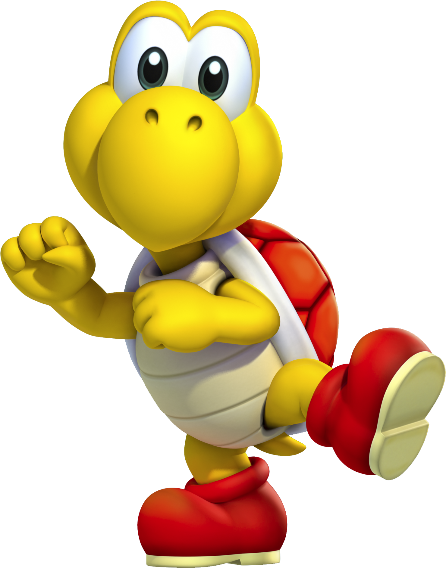 Fireball Clipart Mario Kart - Tartaruga Do Mario (1254x1600), Png Download