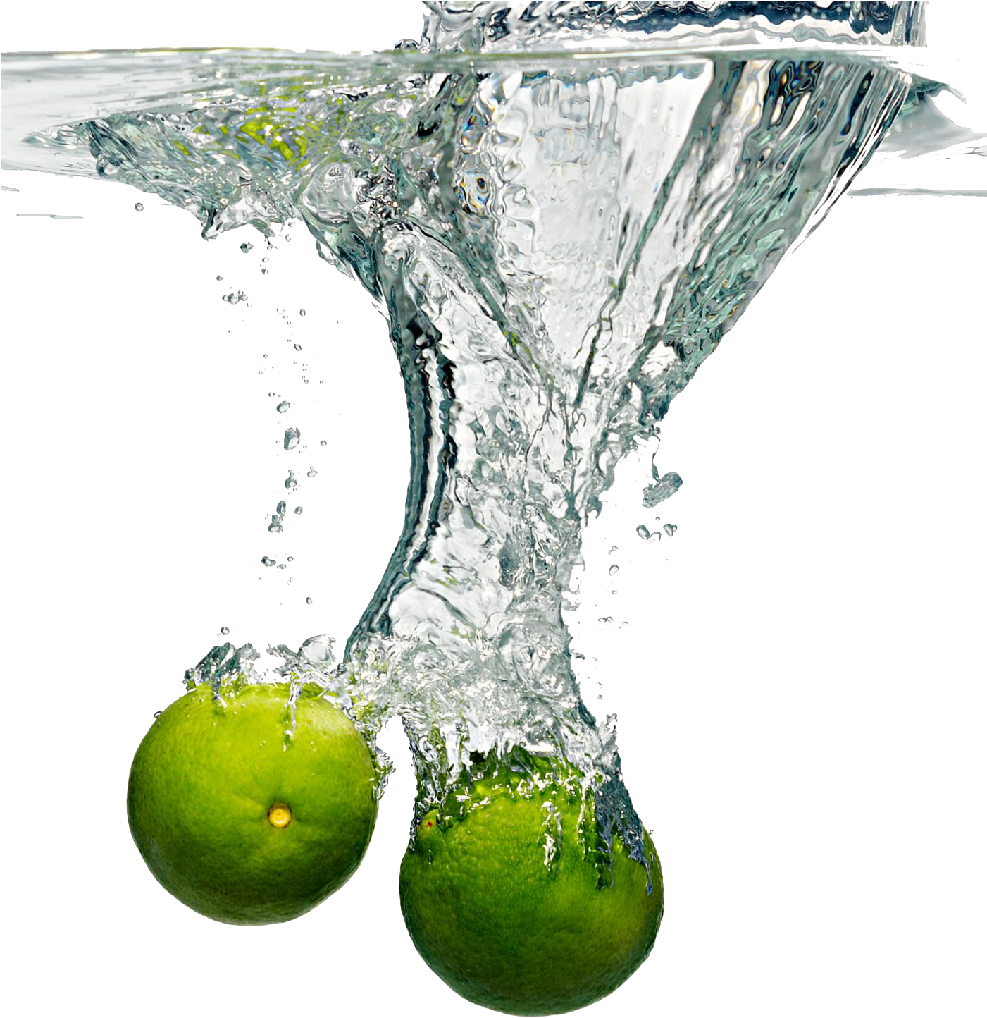 Fruit Water Splash Clipart Fox - Lime Splash Png (1400x1690), Png Download