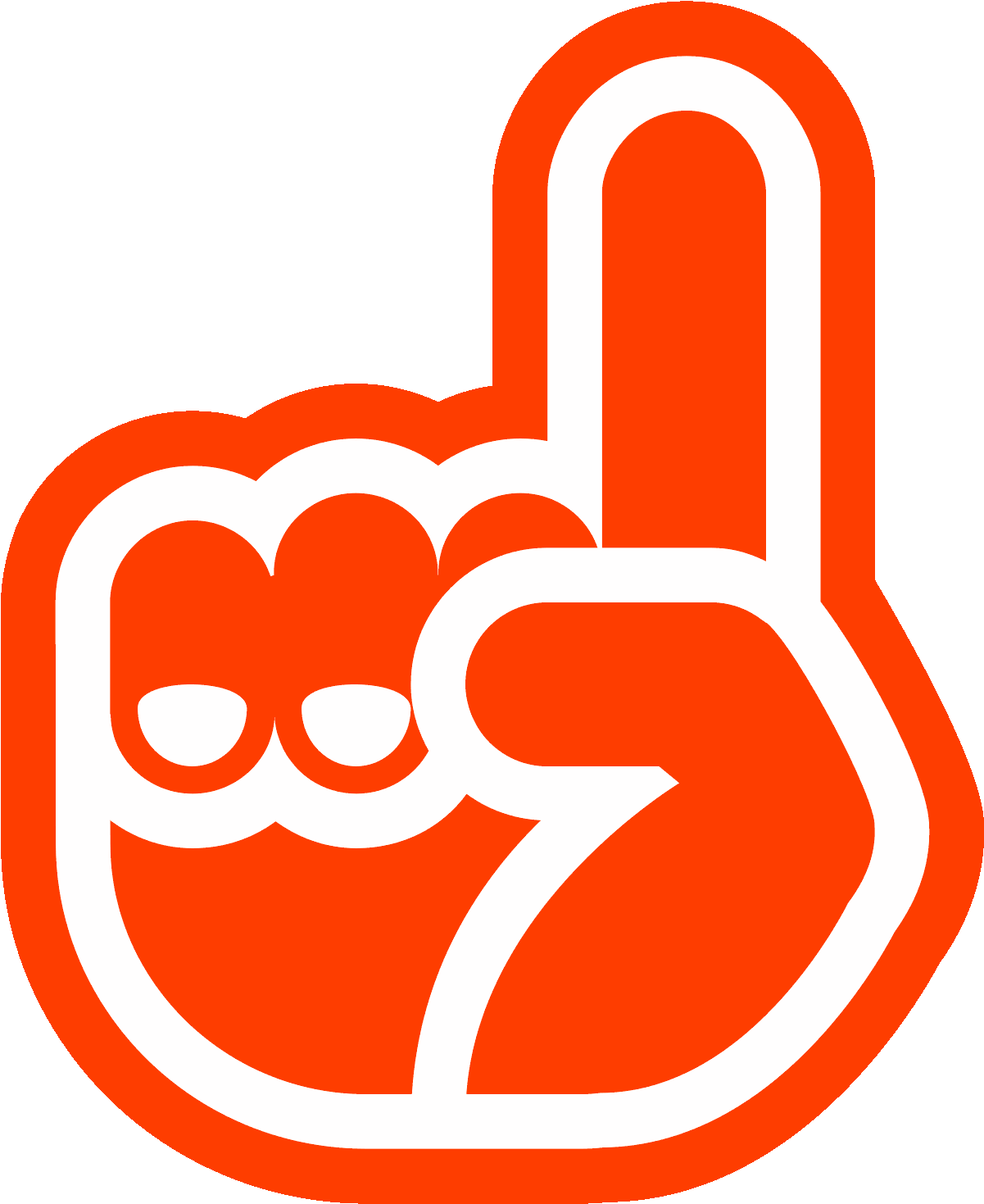 This Icon Shows A Left Hand With A Finger Pointing - Finger Icon Red (1600x1600), Png Download