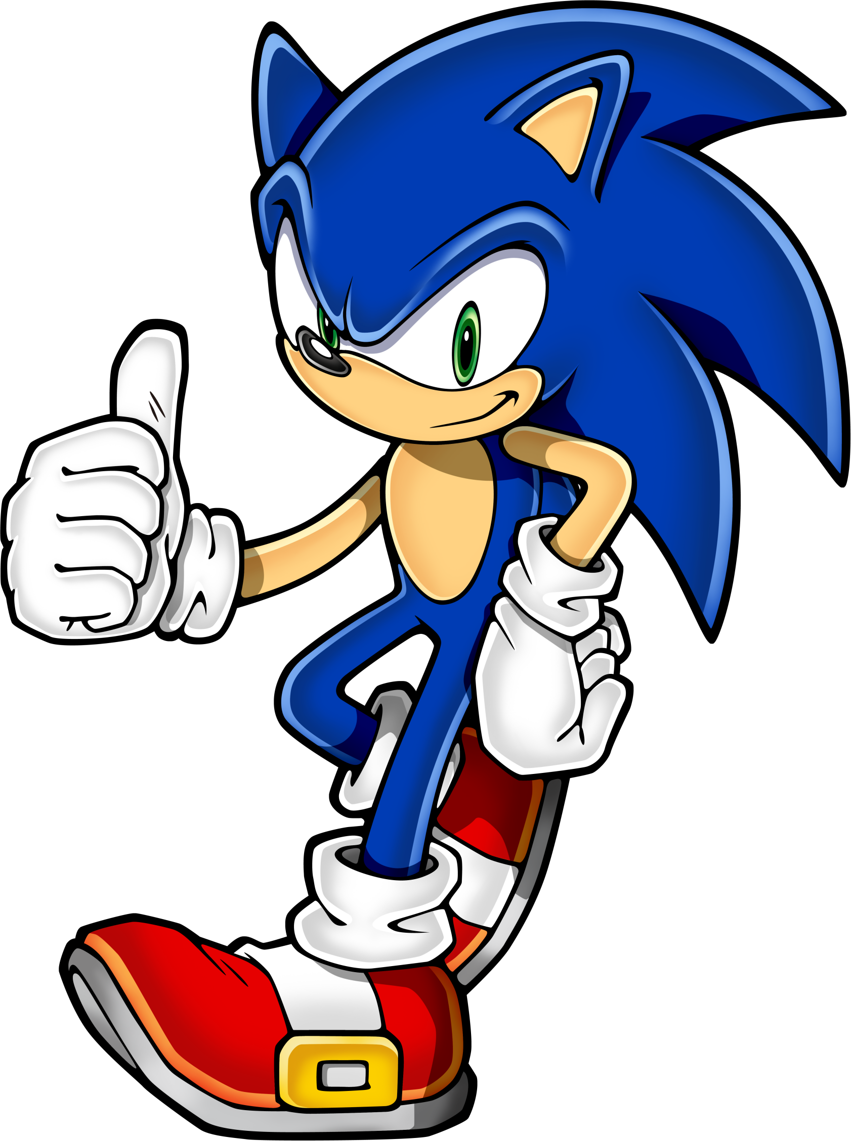 Sonic Art Assets Dvd - Sonic The Hedgehog Png (1682x2257), Png Download