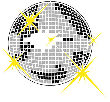 Glitter Ball Party Seventies Celebration D - Dance Party; Compact Disc; Primary Artist - The Countdown (367x340), Png Download