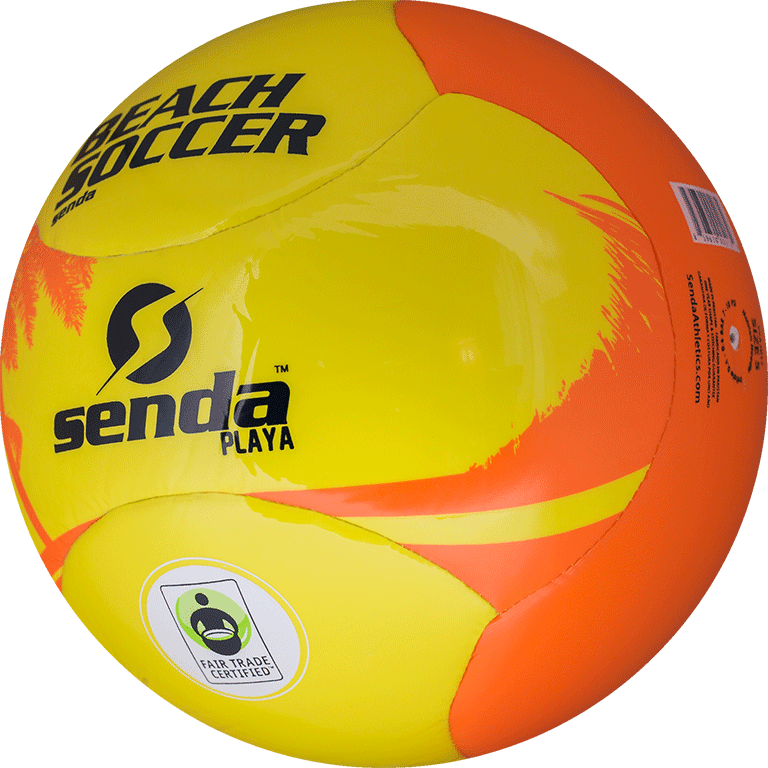 Right Side Of Orange And Yellow Beach Soccer Ball - Senda Athletics Senda Playa Beach Soccer Ball, Fair (768x768), Png Download