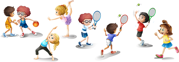 Playing Sports Is More Than Just Competing To Be The - Kids Playing Cartoon (650x376), Png Download