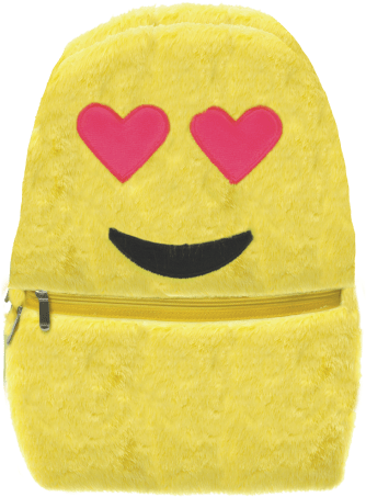Picture Of Heart Eyes Emoji Furry Backpack - Heart Eyes Emoji Clipboard (550x550), Png Download