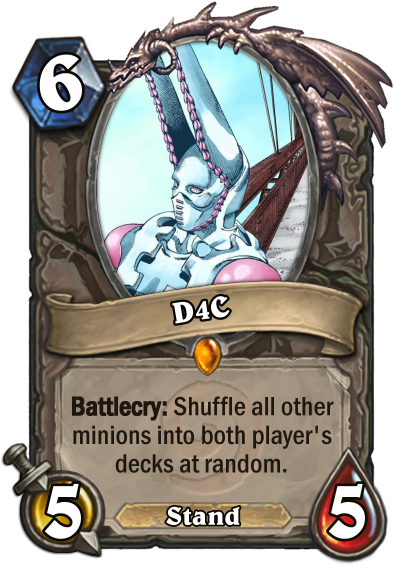 I Turned Jojo Stands Into Hearthstone Cards - Journey To Un Goro Legendaries (400x569), Png Download