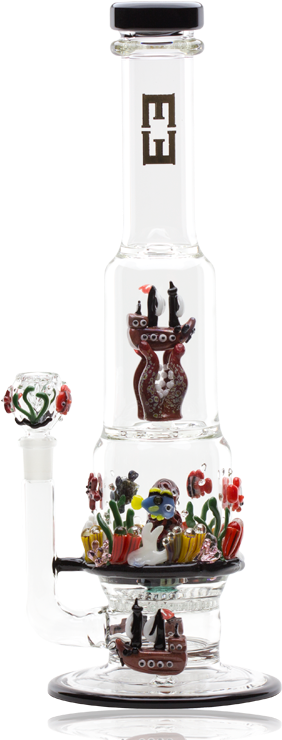 15" Flagship Kraken Dual-use Bong - Bong (800x800), Png Download