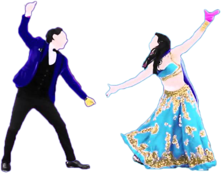 India Waale Dancers - Indian Dance Transparent Background (927x720), Png Download