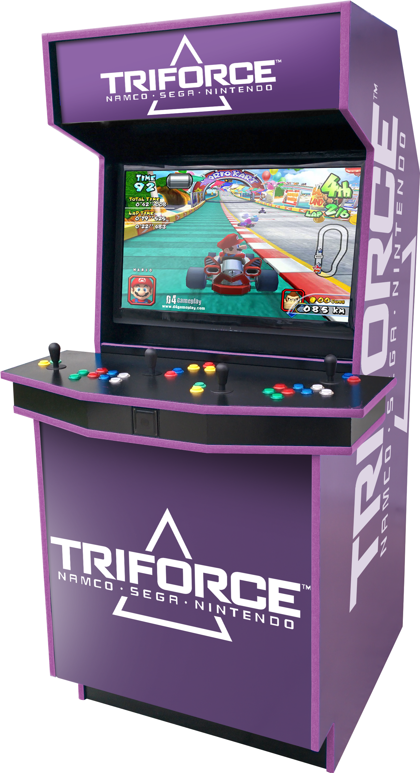 Triforce - Arcade Sega Naomi Png (1507x2686), Png Download
