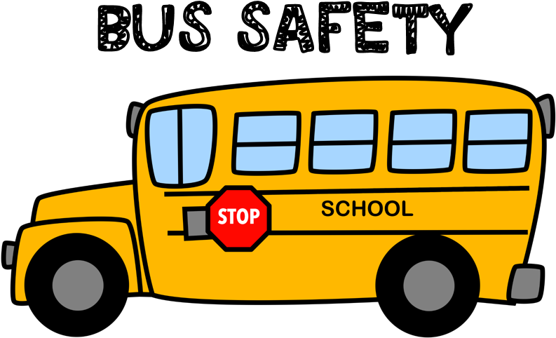 Safety School Bus Clipart, Explore Pictures - Bus Safety (816x535), Png Download