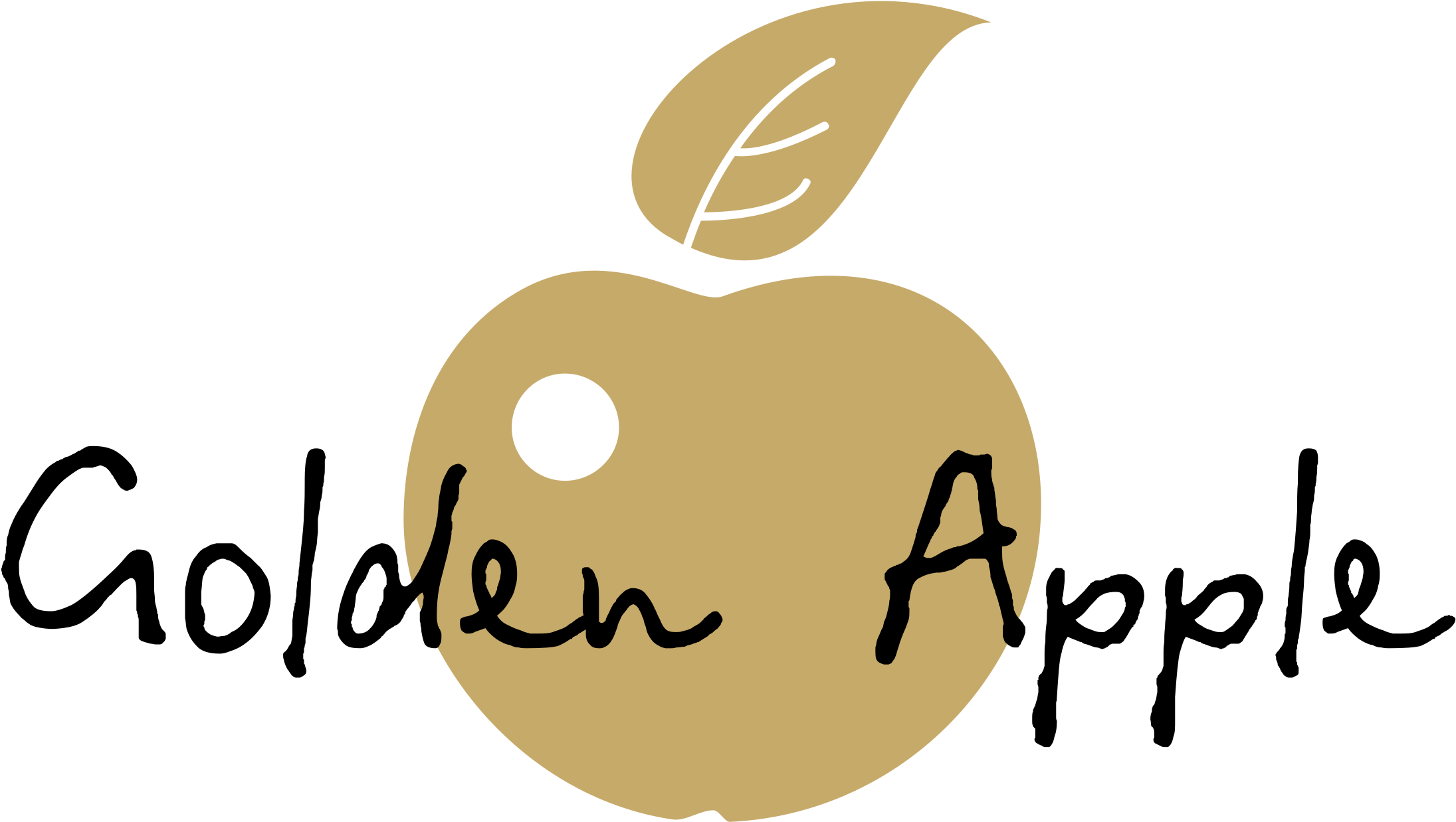 Golden Apple Logo Png Transparent - Apple (2400x2400), Png Download