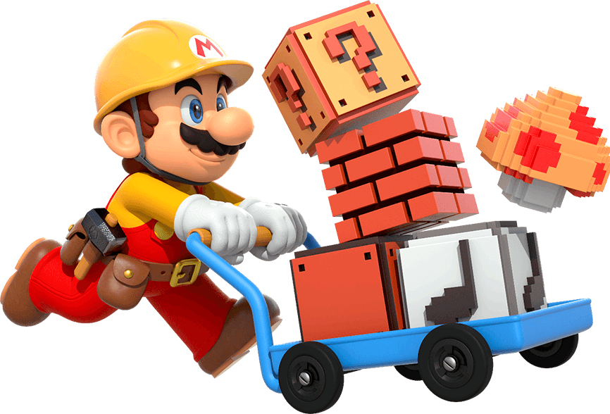 All Is Almost Right In Japan's Video Game Sales - Super Mario Maker Png (650x439), Png Download
