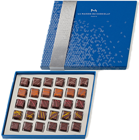 Envol 30 Pieces - La Maison Du Chocolat Envol 30-piece Chocolate Ganache (600x600), Png Download