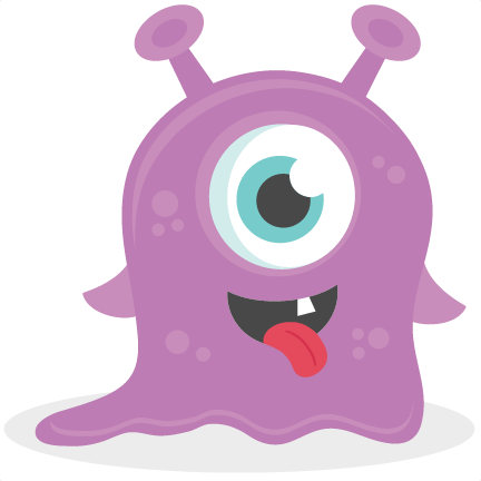 Baby Monster Svg Scrapbook Cut File Cute Clipart Files - Little Monster Clip Art Png (432x432), Png Download