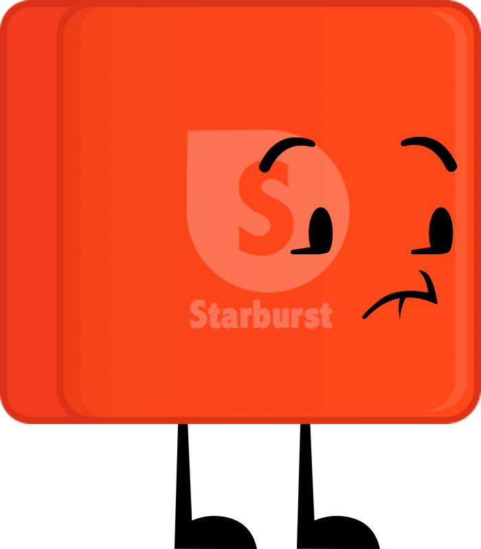 Red Starburst Pose - Object Shows Starburst (700x799), Png Download