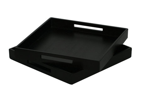 Tray, Black Square 18x18" - Coffee Table (500x500), Png Download