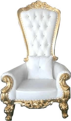 Gold Throne Chair Hire Sydney For Weddings And Birthdays - Throne (500x500), Png Download