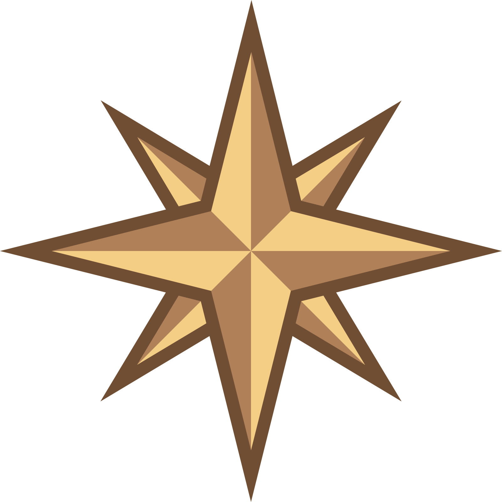 Wind Rose Icon - Sign Of North South East West (1600x1600), Png Download