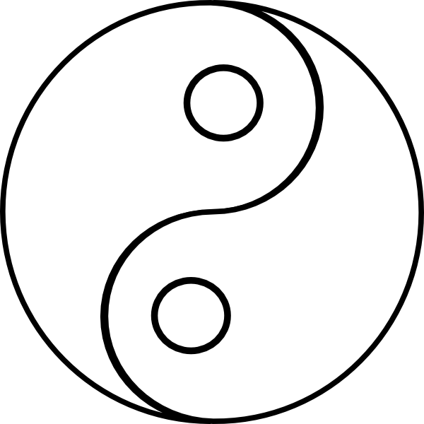 Yin And Yang (600x600), Png Download