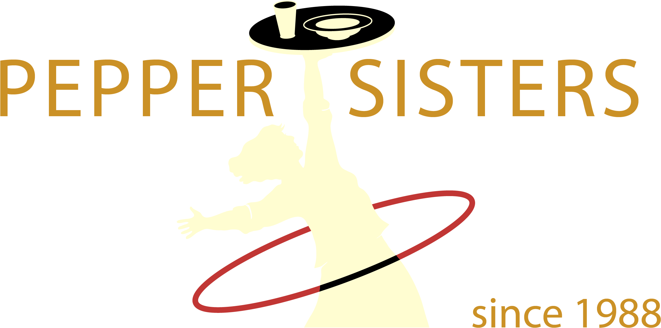 Cropped Cropped Pepper Sisters Logo For Website - Pepper Sisters (2298x1164), Png Download
