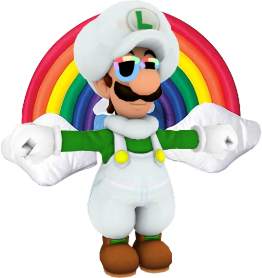 I Had A Dream Last Night That Luigi Had A New Form - Luigi Says Gay Rights (540x572), Png Download