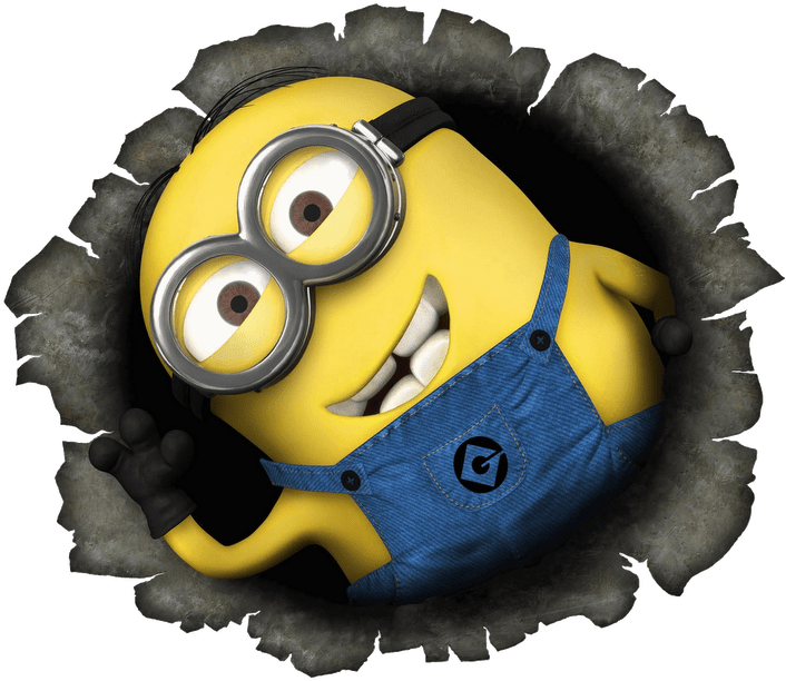 The Art Store Gets Tarred And - Stickers Minions (800x721), Png Download