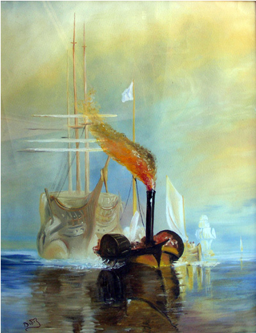 Afterturner - Amongthereeds - Dragonknight - Forestview - Painting (600x480), Png Download