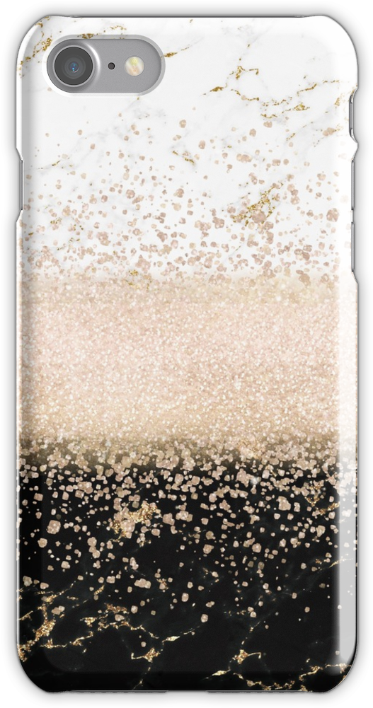 Elegant Rose Gold Confetti Marble Design Iphone 7 Snap - Michael Scott (750x1000), Png Download