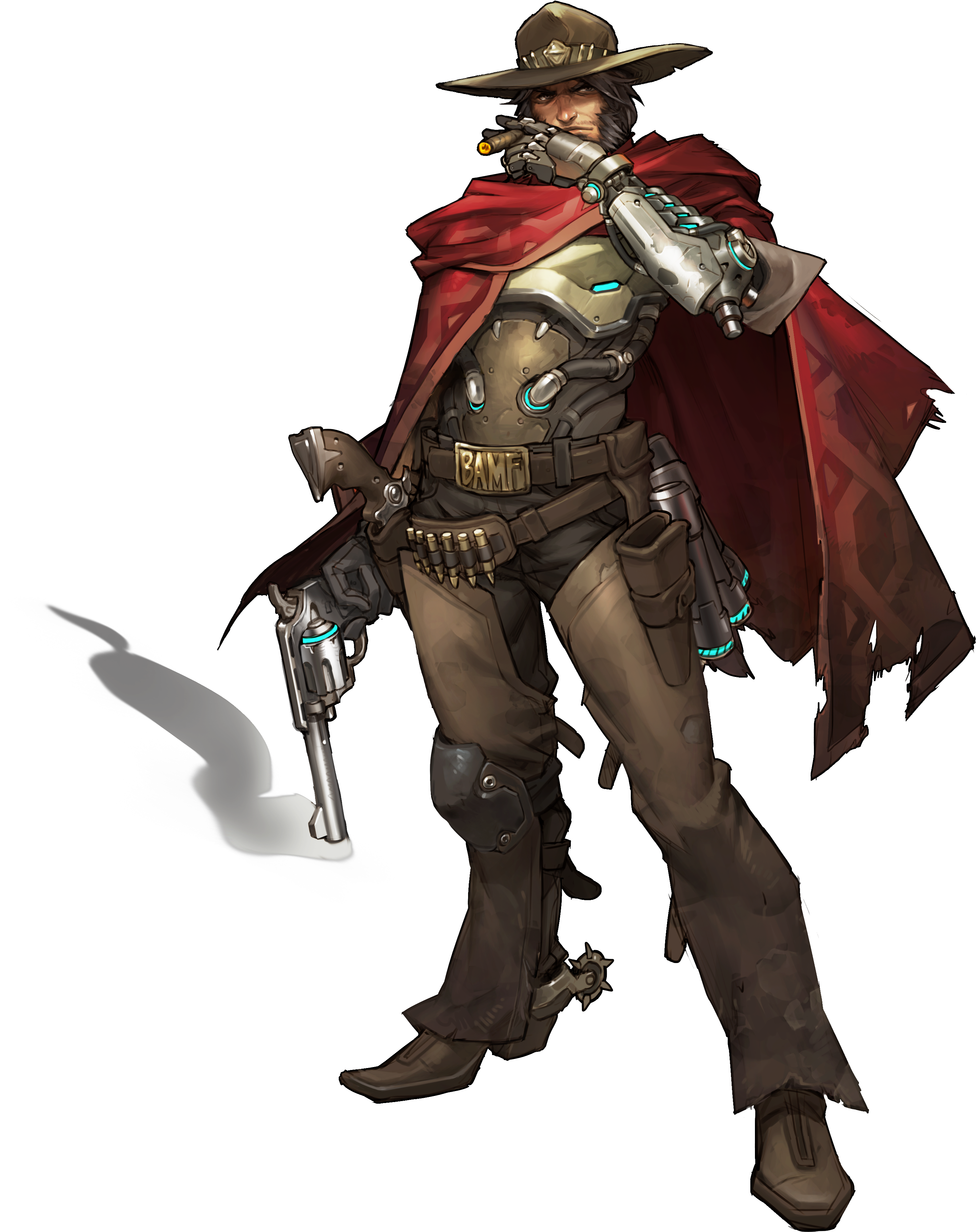 Mccree Overwatch - Mccree Overwatch Characters (400x400), Png Download
