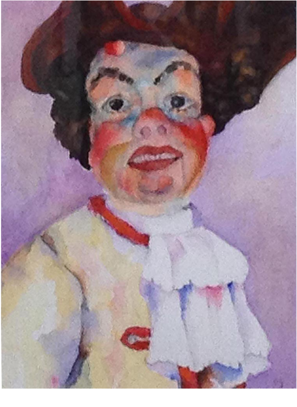 Marionettes - Watercolor Painting (1000x840), Png Download