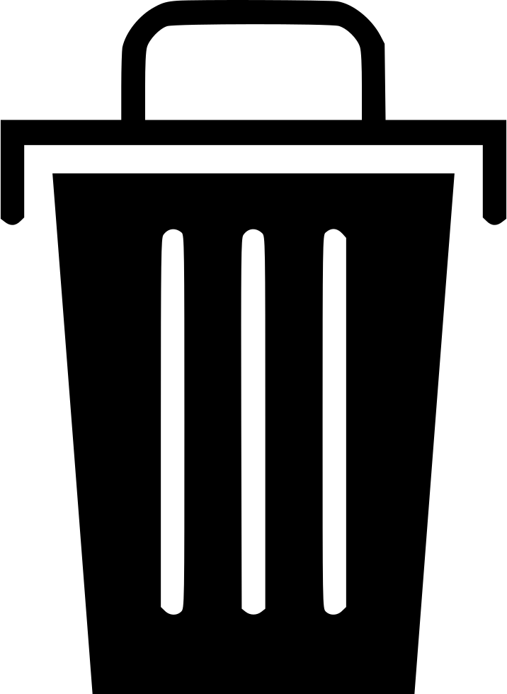 Trash Can - (716x980), Png Download