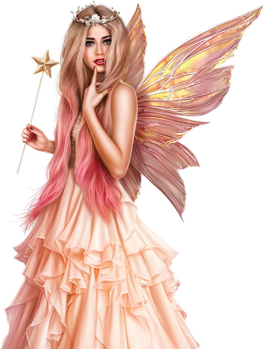 Download Fairy Clipart Mermaid - Fairy Png 3d - Full Size PNG Image