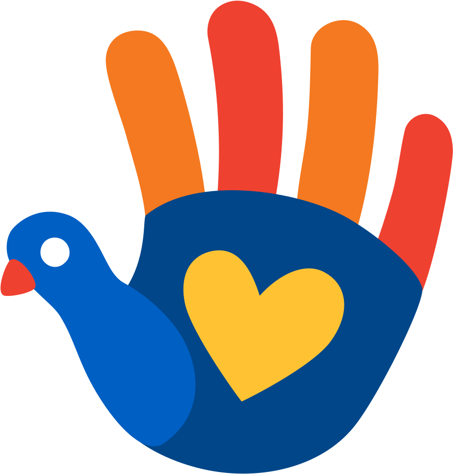 Venmo/aldi Friendsgiving Turkey Hand Emoji - Emoji Turkey (1000x1000), Png Download