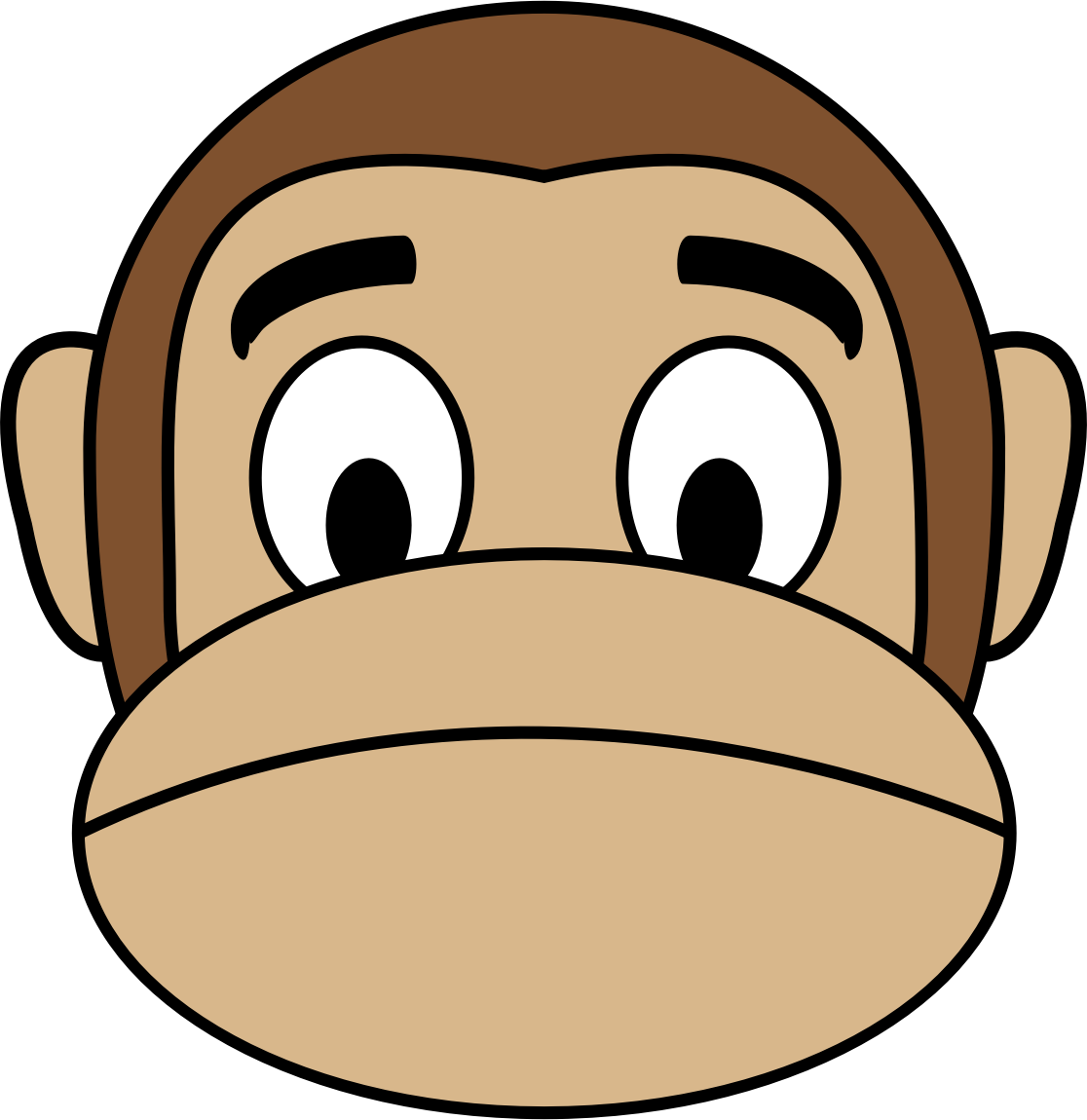 This Free Icons Png Design Of Monkey Emoji (1116x1150), Png Download