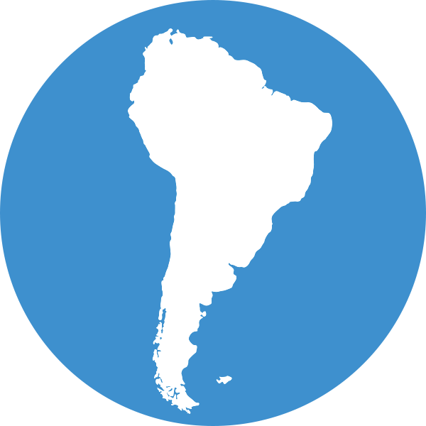 Globe Clipart Latin America - Latin American Social Sciences Institute (600x600), Png Download
