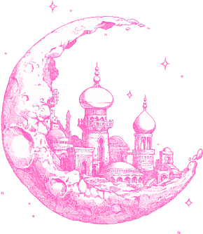 Bueno Mis Personitas Esto Ha Sido Todo En Este Post, - Moon Drawing (500x333), Png Download