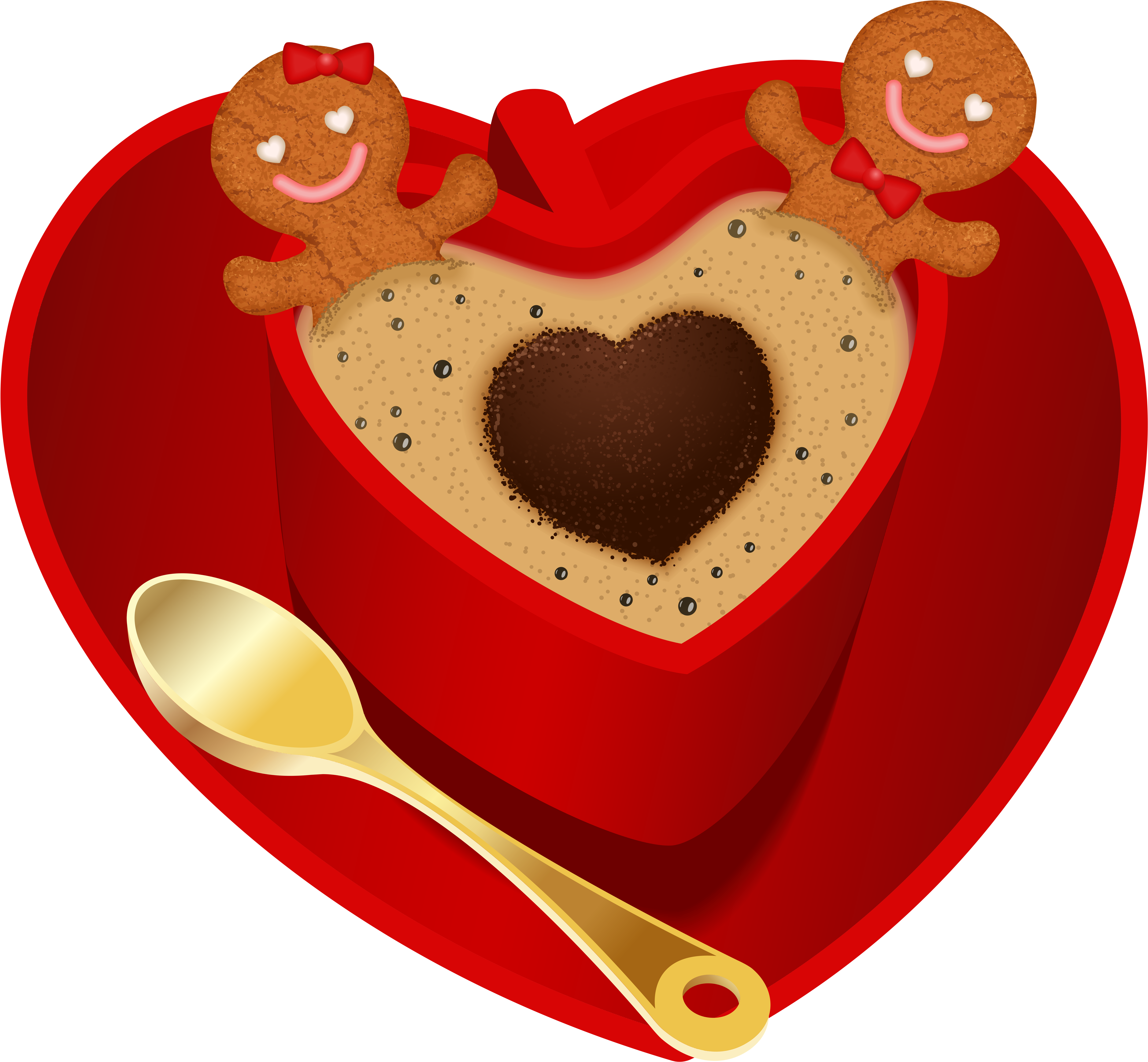 Christmas Clipart Coffee Mug - Christmas Coffee Png (6328x6111), Png Download