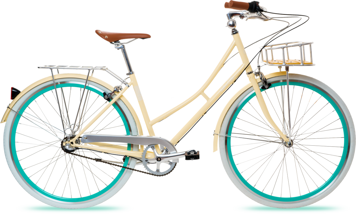 Features Bike - Fabric City Bike (1200x720), Png Download