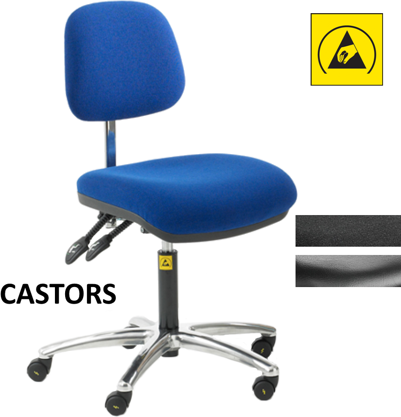 Anti-static - Static Dissipative Ergonomic Chair (900x900), Png Download