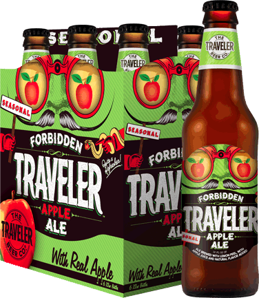 Forbidden Traveler Is A Crisp, Wheat Beer Made With - Curious Traveler Lemon Shandy - 6 Pack, 12 Fl Oz Bottle (376x433), Png Download