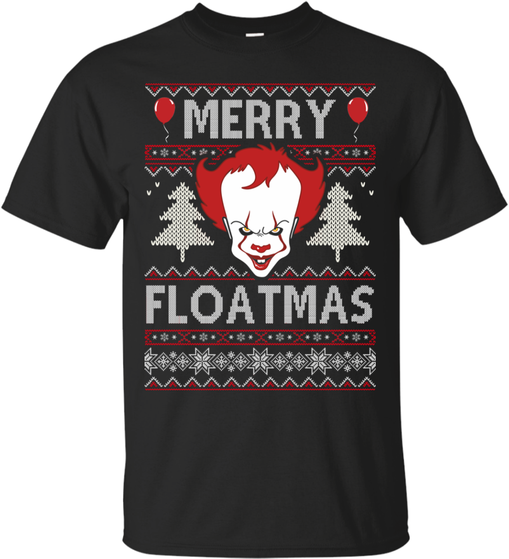 Pennywise Christmas Shirt - Thrasher Goddess Tee (1155x1155), Png Download