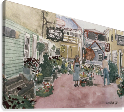 A Trip To Mexico Canvas Print - Suburb (428x384), Png Download