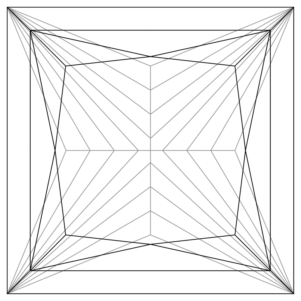 The Princess Cut Princess Cut - プリンセス カット テーブル ファセット (1000x1000), Png Download